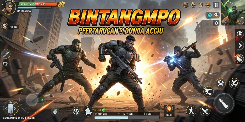 Screenshot dari gameplay BINTANGMPO yang menampilkan aksi mendebarkan.