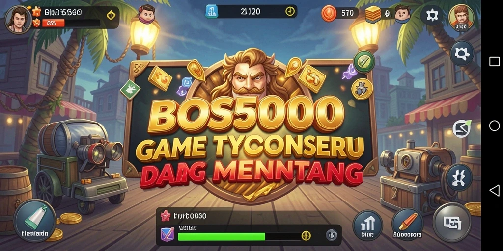 Tampilan gameplay <strong>BOS5000</strong> yang mengasyikkan dengan berbagai pilihan strategi.