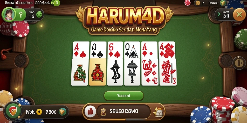 Tangkap momen seru bermain domino di HARUM4D.