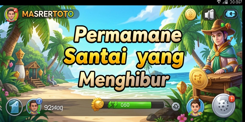 Gameplay menarik dan menyenangkan di MASRERTOTO.