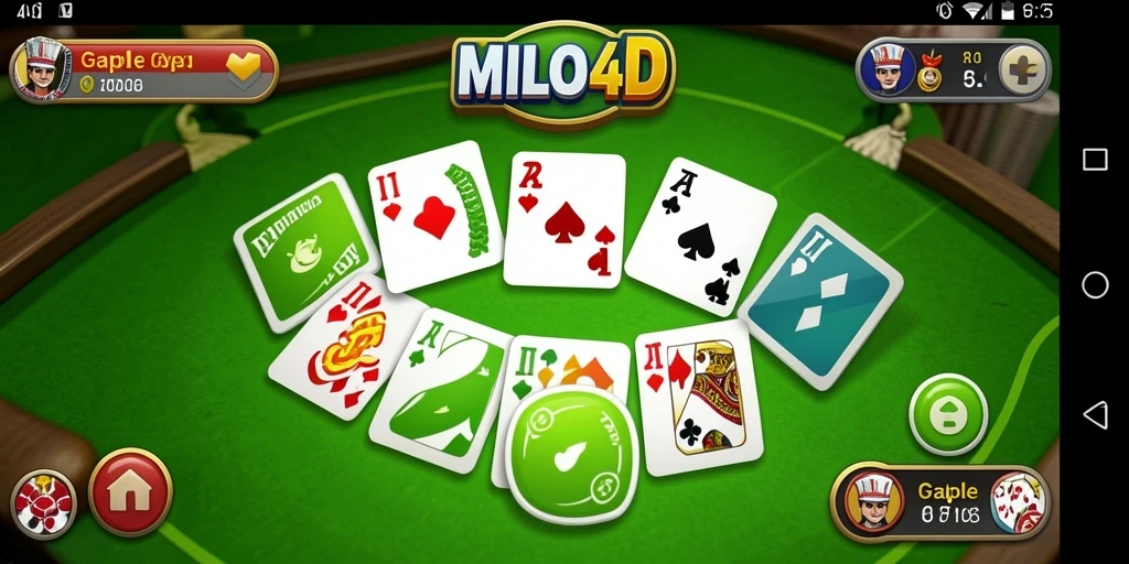 Gameplay seru Gaple di MILO4D, penuh strategi dan keseruan.