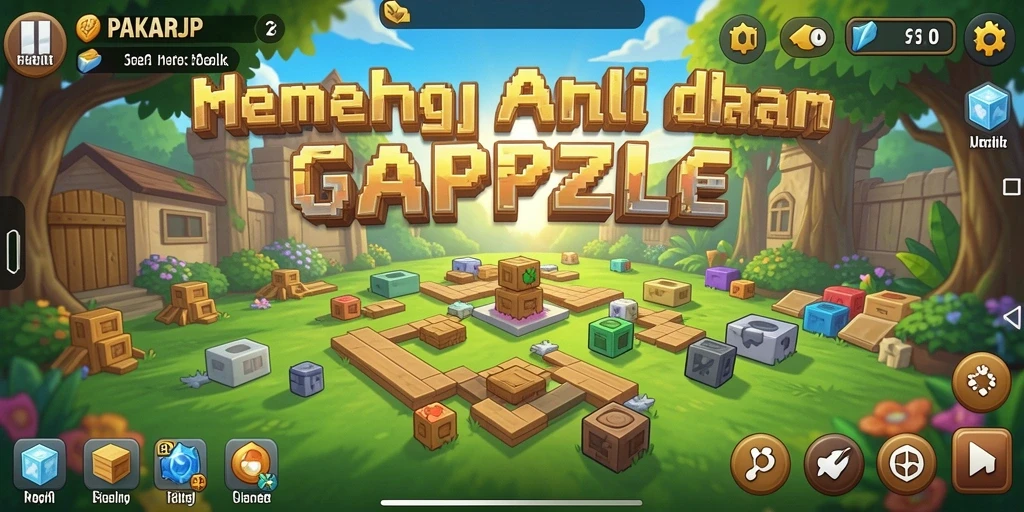 Screenshot gameplay PAKARJP menampilkan momen seru menyelesaikan teka-teki.